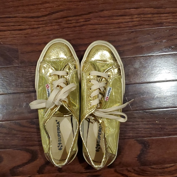 Superga sneakers, gold, size 6 - Picture 5 of 6